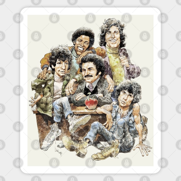 Welcome Back, Kotter and the Sweathogs Gang - Authentic Distressed Magnet by offsetvinylfilm